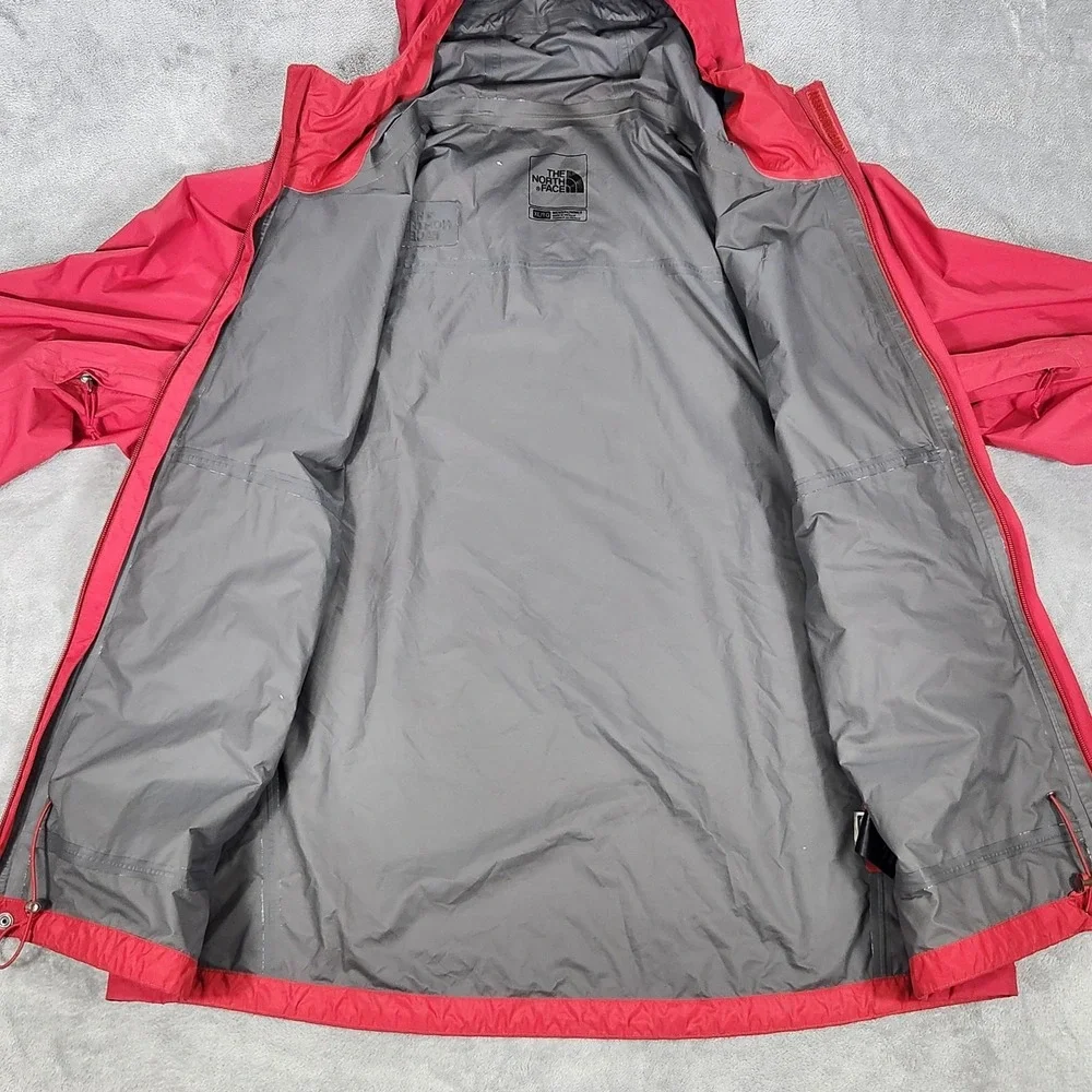 The North Face Drizzle Jacket Mens XL Gore-Tex Red Hooded Rain Shell TNF